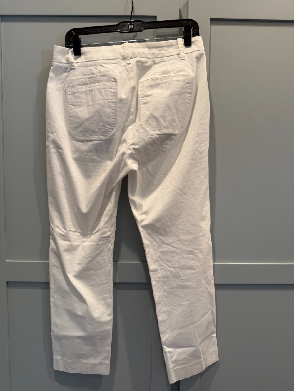 Lightly Worn Vince Coin Pocket Chino Pants – Size 8 in Optic White / Off-White - Picture 2 of 7